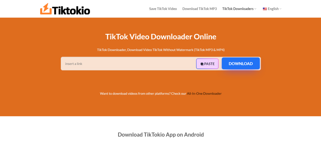 Download Video TikTok Menggunakan Tiktokio